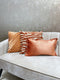 Dutch Decor REBEL - Kussenhoes velvet 30x50 cm Potters Clay - oranje - met rits - zonder binnenkussen
