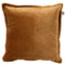 Dutch Decor - REBEL - Kussenhoes velvet 45x45 cm Tobacco Brown - bruin