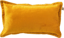 Dutch Decor REBEL - Sierkussen velvet 30x50 cm Golden Glow - geel - Inclusief binnenkussen
