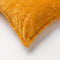 Dutch Decor REBEL - Sierkussen velvet 45x45 cm Golden Glow - geel - Inclusief binnenkussen