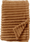 Dutch Decor - RICKY - Plaid 150x200 cm - superzacht - warm en donzig - Tobacco Brown - bruin