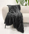 Dutch Decor - RICKY - Plaid 150x200 cm - superzacht - warm en donzig - Charcoal Gray - antraciet