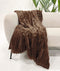 Dutch Decor - RICKY - Plaid 150x200 cm - superzacht - warm en donzig - Chocolate Martini - donkerbruin