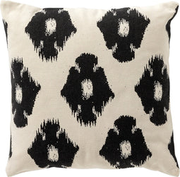 Dutch Decor RICO - Sierkussen 45x45 cm Raven - zwart - Inclusief binnenkussen