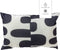 Dutch Decor - RIVANO - Buitenkussen 40x60 cm - waterafstotend en uv-bestendig - Charcoal Gray - antraciet