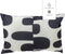 Dutch Decor - RIVANO - Buitenkussen 40x60 cm - waterafstotend en uv-bestendig - Charcoal Gray - antraciet