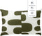 Dutch Decor - RIVANO - Outdoor Kussenhoes 40x60 cm - waterafstotend en uv-bestendig - Olive Branch - groen