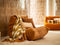 Dutch Decor RIVER - Kussenhoes 45x45 cm - Brown Patina - bruin - met rits - zonder binnenkussen