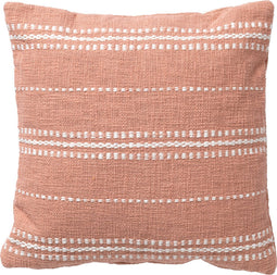 Dutch Decor RIZA - Kussenhoes 45x45 cm - 100% katoen - Muted Clay - roze - met rits - zonder binnenkussen
