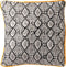 Dutch Decor ROAN - Kussenhoes 45x45 cm - slangenprint - Charcoal Gray - antraciet - met rits - zonder binnenkussen