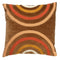Dutch Decor - RODY - Kussenhoes velvet - 45x45 cm - Tobacco Brown - bruin - retro dessin