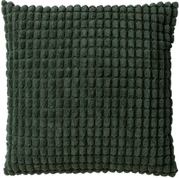 Dutch Decor ROME - Kussenhoes 45x45 cm - 100% polyester - effen kleur - Mountain View - donkergroen - met rits - zonder binnenkussen