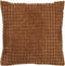 Dutch Decor ROME - Kussenhoes 45x45 cm - 100% polyester - effen kleur - Tobacco Brown - bruin - met rits - zonder binnenkussen