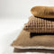 Dutch Decor ROME - Kussenhoes 45x45 cm - 100% polyester - effen kleur - Tobacco Brown - bruin - met rits - zonder binnenkussen