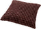 Dutch Decor ROME - Kussenhoes 45x45 cm - 100% polyester - effen kleur - Rocky Road - donkerbruin - met rits