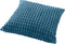 Dutch Decor ROME - Kussenhoes 45x45 cm - 100% polyester - effen kleur - Provincial Blue - lichtblauw - met rits