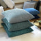 Dutch Decor ROME - Kussenhoes 45x45 cm - 100% polyester - effen kleur - Jadeite - lichtgroen - met rits - zonder binnenkussen