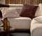 Dutch Decor ROME - Kussenhoes 45x45 cm - 100% polyester - effen kleur - Rocky Road - donkerbruin - met rits