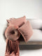Dutch Decor ROME - Kussenhoes 45x45 cm - 100% polyester - effen kleur - Muted Clay - roze - met rits - zonder binnenkussen