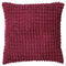Dutch Decor - ROME - Sierkussen 45x45 cm - 100% polyester - effen kleur - Red Plum - donkerroze