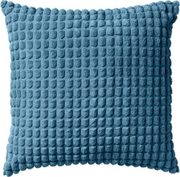 Dutch Decor ROME - Sierkussen 45x45 cm - 100% polyester - effen kleur - Provincial Blue - lichtblauw - Inclusief binnenkussen