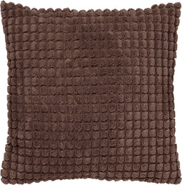 Dutch Decor ROME - Sierkussen 45x45 cm - 100% polyester - effen kleur - Chocolate Martini - donkerbruin - Inclusief binnenkussen