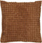 Dutch Decor ROME - Sierkussen 45x45 cm - 100% polyester - effen kleur - Tobacco Brown - bruin - Inclusief binnenkussen