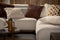 Dutch Decor ROME - Sierkussen 45x45 cm - 100% polyester - effen kleur - Rocky Road - donkerbruin - Inclusief binnenkussen