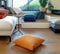 Dutch Decor ROME - Sierkussen 45x45 cm - 100% polyester - effen kleur - Golden Glow - geel - Inclusief binnenkussen