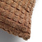 Dutch Decor ROME - Sierkussen 45x45 cm - 100% polyester - effen kleur - Tobacco Brown - bruin - Inclusief binnenkussen