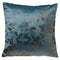 Dutch Decor - ROSALIE - Kussenhoes 45x45 cm - velvet - bloemen en blaadjes - Sagebrush Green - groen