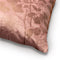 Dutch Decor ROSALIE - Sierkussen velvet 45x45 cm - bloemen en blaadjes - Muted Clay - roze - Inclusief binnenkussen