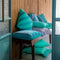 Dutch Decor RUBY - Kussenhoes 45x45 cm - 100% katoen - met flosjes - Lavender Frost - paars - met rits - zonder binnenkussen