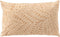 Dutch Decor - SAMUEL - Buitenkussen 30x50 cm - outdoor - waterafstotend en uv-bestendig - bladprint - Pumice Stone - beige
