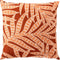 Dutch Decor - SAMUEL - Buitenkussen 45x45 cm - outdoor - waterafstotend en uv-bestendig - bladprint - Potters Clay - steenrood