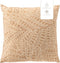 Dutch Decor - SAMUEL - Buitenkussen 45x45 cm - outdoor - waterafstotend en uv-bestendig - bladprint - Pumice Stone - beige