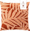 Dutch Decor - SAMUEL - Buitenkussen 45x45 cm - outdoor - waterafstotend en uv-bestendig - bladprint - Potters Clay - steenrood