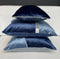 Dutch Decor SANDRINE - Sierkussen blauw 45x45 cm - Inclusief binnenkussen
