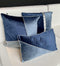 Dutch Decor SANDRINE - Sierkussen blauw 45x45 cm - Inclusief binnenkussen