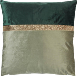 Dutch Decor SANDRINE - Sierkussen Groen 45x45 cm - Inclusief binnenkussen