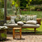 Dutch Decor - SANTORINI - Buitenkussen 45x45 cm - outdoor - waterafstotend en uv-bestendig - Tobacco Brown - bruin