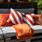 Dutch Decor - SANTORINI - Buitenkussen 45x45 cm - outdoor - waterafstotend en uv-bestendig - Potters Clay - oranje