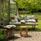 Dutch Decor - SANTORINI - Buitenkussen 45x45 cm - outdoor - waterafstotend en uv-bestendig - Tobacco Brown - bruin