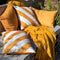 Dutch Decor - SANTORINI - Kussenhoes voor buiten 40x60 cm - waterafstotend en uv-bestendig - Golden Glow - geel