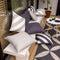 Dutch Decor - SANTORINI - Kussenhoes voor buiten 40x60 cm - waterafstotend en uv-bestendig - Charcoal Gray - grijs