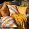 Dutch Decor - SANTORINI - Kussenhoes voor buiten 45x45 cm - outdoor - waterafstotend en uv-bestendig - Golden Glow - geel