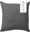 Dutch Decor - SANTORINI - Kussenhoes voor buiten 45x45 cm - outdoor - waterafstotend en uv-bestendig - Charcoal Gray - grijs
