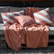 Dutch Decor - SANZENO - Buitenkussen 40x60 cm - waterafstotend en uv-bestendig - Muted Clay - wit en roze
