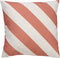 Dutch Decor - SANZENO - Buitenkussen 45x45 cm - waterafstotend en uv-bestendig - Muted Clay - roze en wit