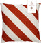 Dutch Decor - SANZENO - Buitenkussen 45x45 cm - waterafstotend en uv-bestendig - Potters Clay - oranje en wit